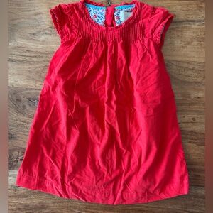 Boden Girls textured red dress